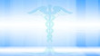 Loopable Medical Symbol background with reflection