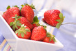 Frische Erdbeeren in einer Schale Frische Erdbeeren in einer Schale