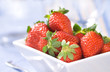 Frische Erdbeeren in einer Schale Frische Erdbeeren in einer Schale