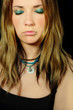 Photo: bright colorful makeup jewelry necklace bright colorful makeup jewelry necklace