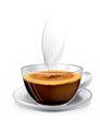 Hot Cup of Cappuccino