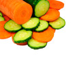 carrot cucumber mushroom
