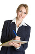 Businesswoman Taking Notes