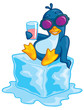 Vector: Penguin on Ice Penguin on Ice