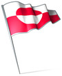 Flag pin - Greenland Flag pin - Greenland