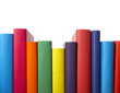 colorful books stack education