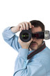 Photographer shooting portraits