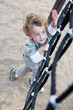 Little boy in a playground
