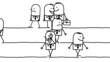 animated walking men