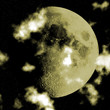 Sky, Clouds and moon