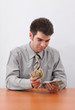 Businessman Counting Money Businessman Counting Money