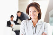 A Happy Business Woman With Ot...