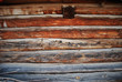 Wooden logs a wall a background
