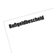 brief bußgeldbescheid