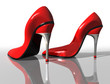 Red high heels