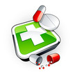 Symbole médecine et médicaments