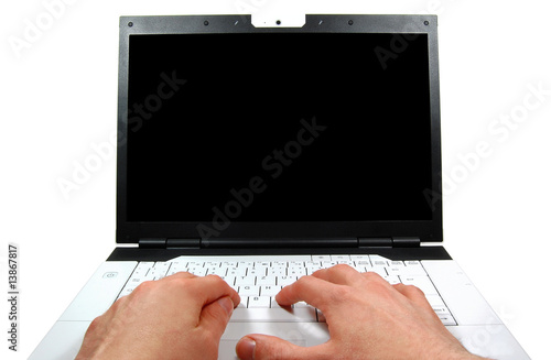 Photo: Am Laptop arbeiten Am Laptop arbeiten