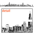 chicago skyline illustration