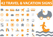 42 vacation and travel signs