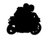 Sports Motorcycle Silhouette