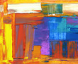 Hand-painted background. SELF MADE.
