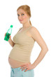 Foto: Pregnant woman drink water Pregnant woman drink water