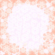 Abstract floral gentle pink pattern (vector)