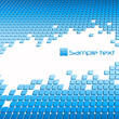 Blue business background with squares Blue business background with squares
