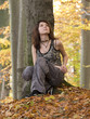 Girl in park