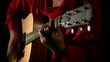 play on guitar in dark. play on guitar in dark.