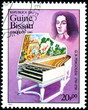 Guinée Bissau, Pergolese, Timbre postal, 1985.