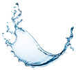 blue water splash