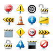 web icons - traffic signs web icons - traffic signs