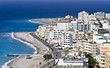 Famous resort of Rhodes island in Greece