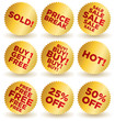 set of vector round stickers for retail and other use VOL. 5 set of vector round stickers for retail and other use VOL. 5