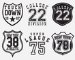 College Print Design Artwork \ Badge Applique Shape College Print Design Artwork \ Badge Applique Shape