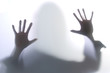 Diffused Silhouette of a womans body threw frosted glass Diffused Silhouette of a womans body threw frosted glass