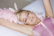 Foto: Woman lying on the bed Woman lying on the bed