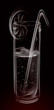 Artistic Smoke Juice Glass on black Artistic Smoke Juice Glass on black