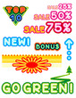 Line letters alphabet samples of use and design elements