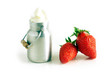 Fraises à la crème fraiche