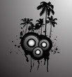 abstract music background