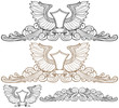 Winged Crest Set Winged Crest Set