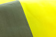 image du tissu fluorescent d'un gilet de sécurité routière