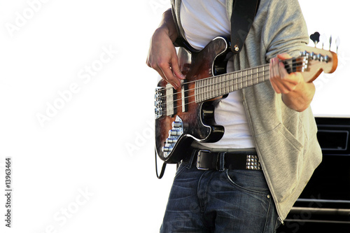 Photo: Bass-player Bass-player