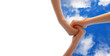 Hands on the sky