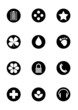 Various colorful multimedia glossy icons