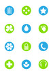 Various colorful multimedia glossy icons