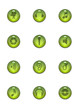 Various colorful multimedia glossy icons