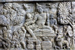Bas-Relief at Mendut Temple, Indonesia